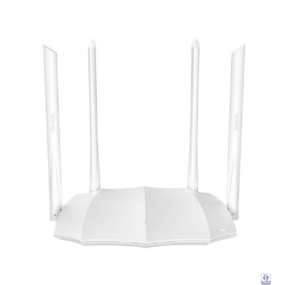 TENDA AC5 (V3.0) Wi-Fi маршрутизатор  двухдиапазонный стандарта AC1200, 4 внешние антенны 6dBi, 1-port 10/100Mbps WAN, 3-ports 10/100Mbps LAN