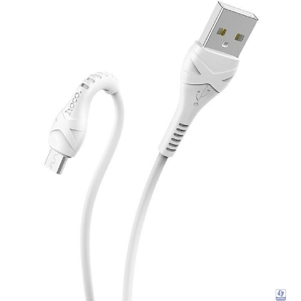 HOCO HC-10505 X37/ USB кабель Micro/ 1m/ 2.4A/ White