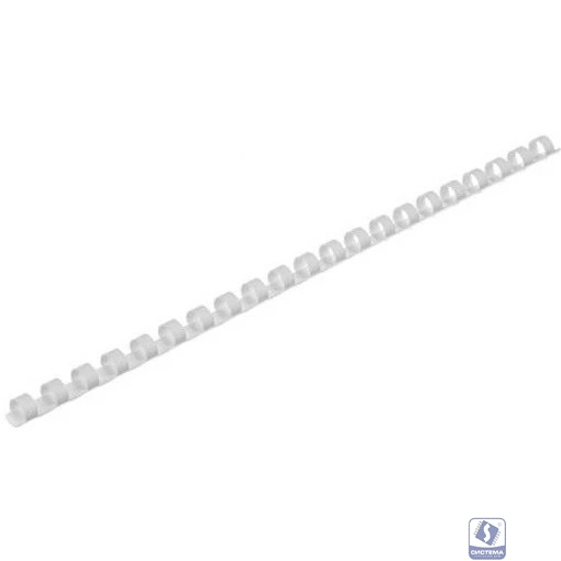 Пластиковые пружины 8 мм белые/черные 50+50 шт./ Пружины пластиковые 8 мм белые/черные (26-45 лист) 50+50 шт, ГЕЛЕОС [BCA4-8WB]