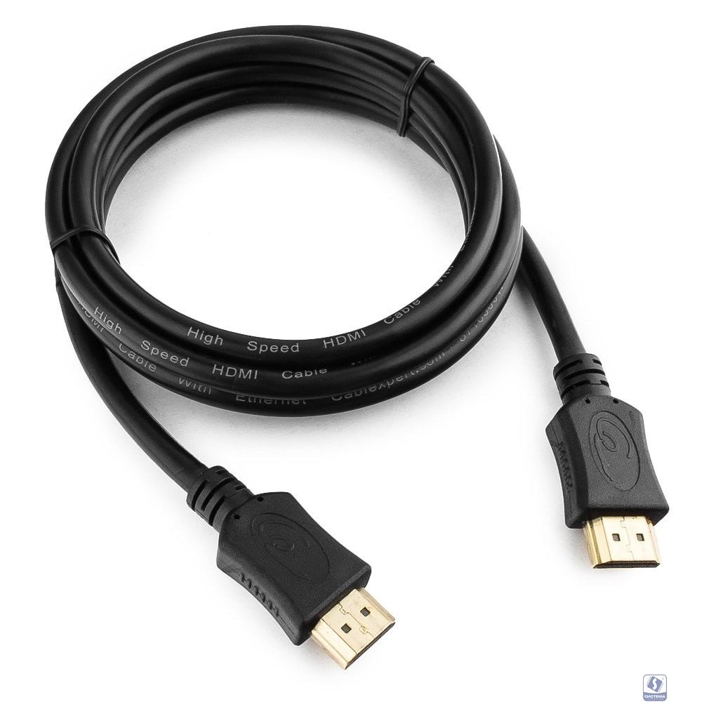 Кабель HDMI Cablexpert 19M/19M, v2.0, серия Light, позол.контакты, экран, 1.5м, черный, пакет (CC-HDMI4L-1.5M)