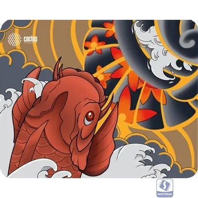 Коврик для мыши Cactus CS-MP-PRO04XL Fish 400x300x3мм