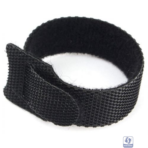 Cablexpert Хомуты-липучки на основе ленты Velcro® VT-110x11BK  110 x 11 мм, черные (12 шт.)