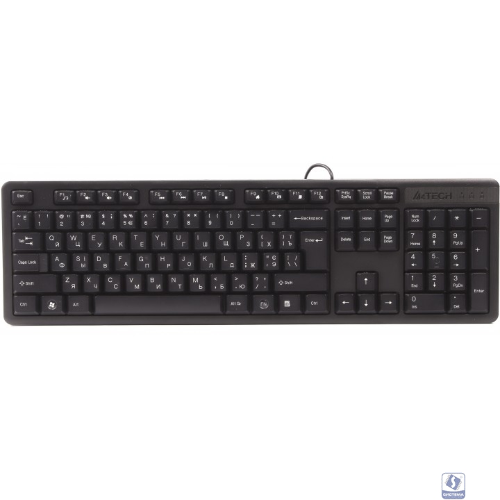 Клавиатура A4Tech KK-3 черный USB [1530244]