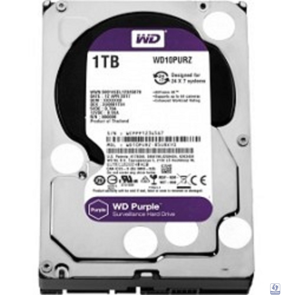1TB WD Purple (WD10PURZ) 