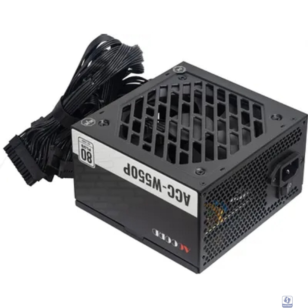 Accord ACC-W550P ATX 550W ACC-W550P 80+ white (20+4pin) 120mm fan 6xSATA RTL