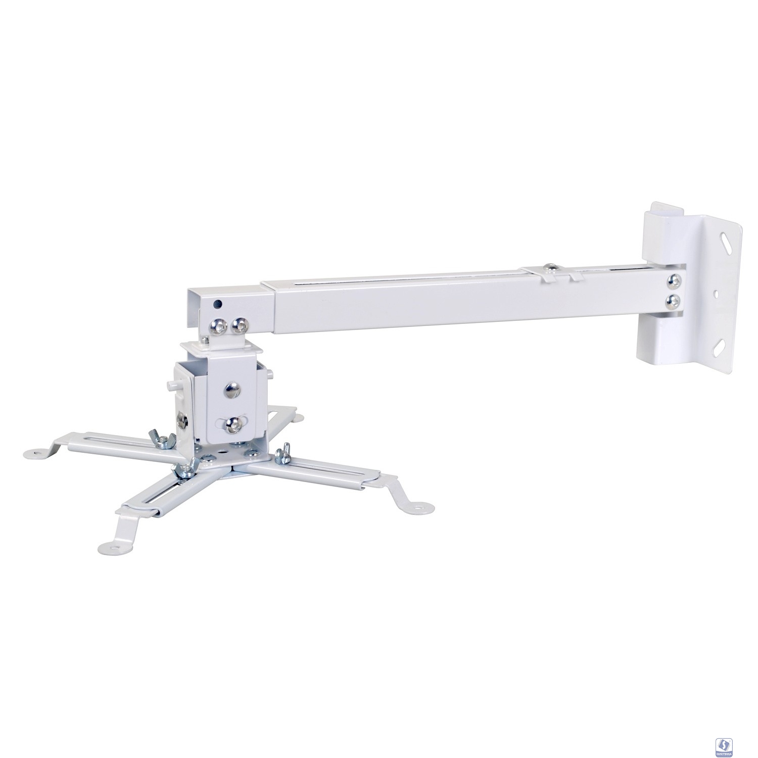 Кронштейн для проектора Cactus CS-VM-PRE01-WT белый макс.23кг настенный и потолочный поворот и наклон