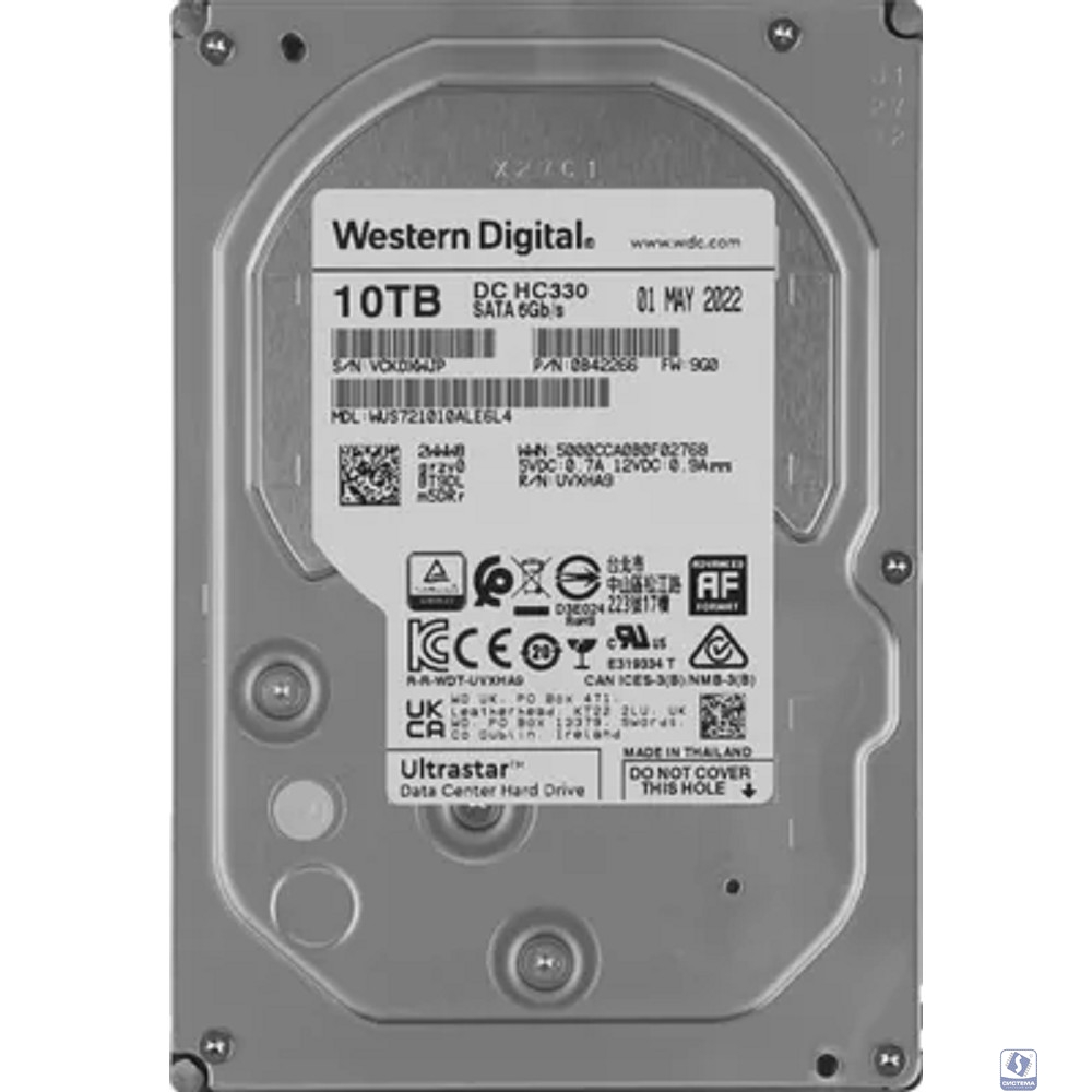 10Tb WD Ultrastar DC HC330   [0B42266/0B42301] WUS721010ALE6L4