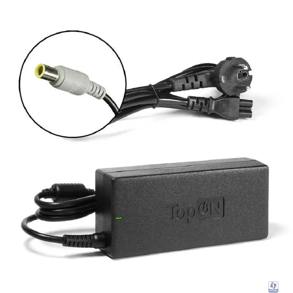 TOP-IB07 Блок питания (сетевой адаптер, зарядка) для Lenovo 20V 4.5A 90W (7.9*5.6) 42T5274;92P1103;92P1104;92P1107;92P1108;92P1111;92P1112; PA-1900-08I;