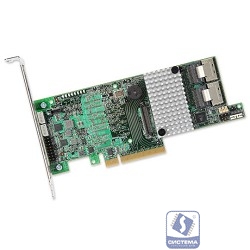 LSI (LSI00330) Контроллер LSI Logic MegaRAID SAS 9271-8i SGL 1GB DDRIII PCI-E, 8-port 6Gb/s, SAS/SATA RAID Adapter RTL