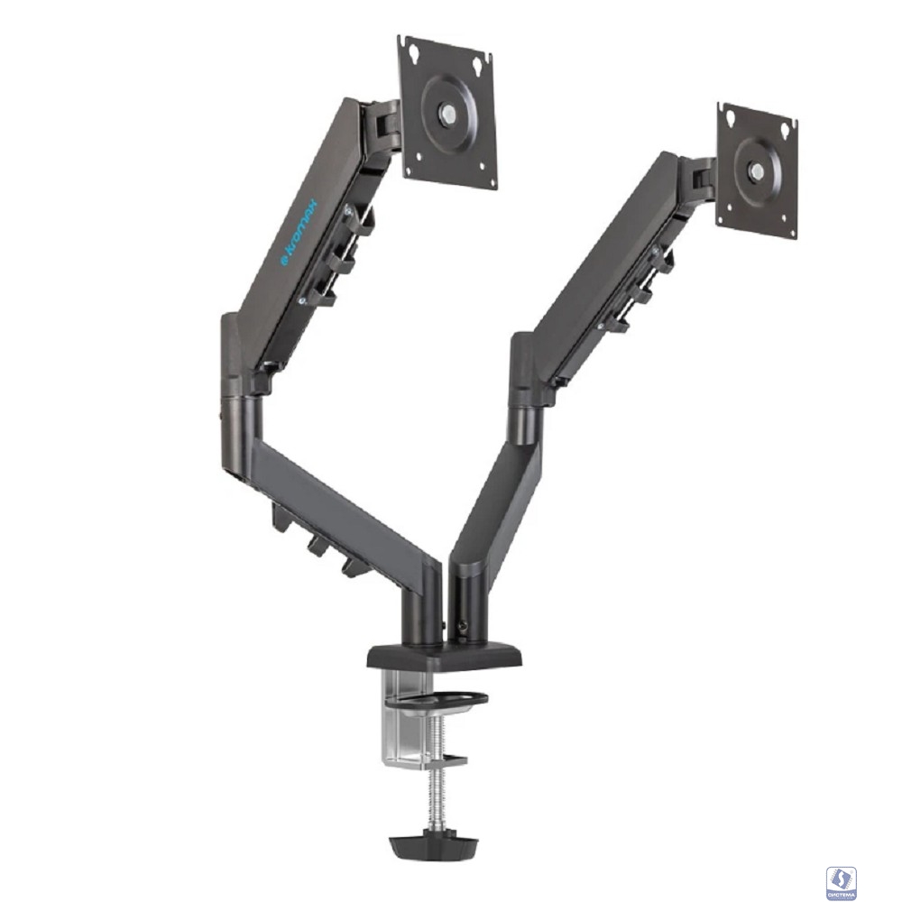 Kromax OFFICE-14 черный 15"-32" макс.10кг настольный поворот и наклон