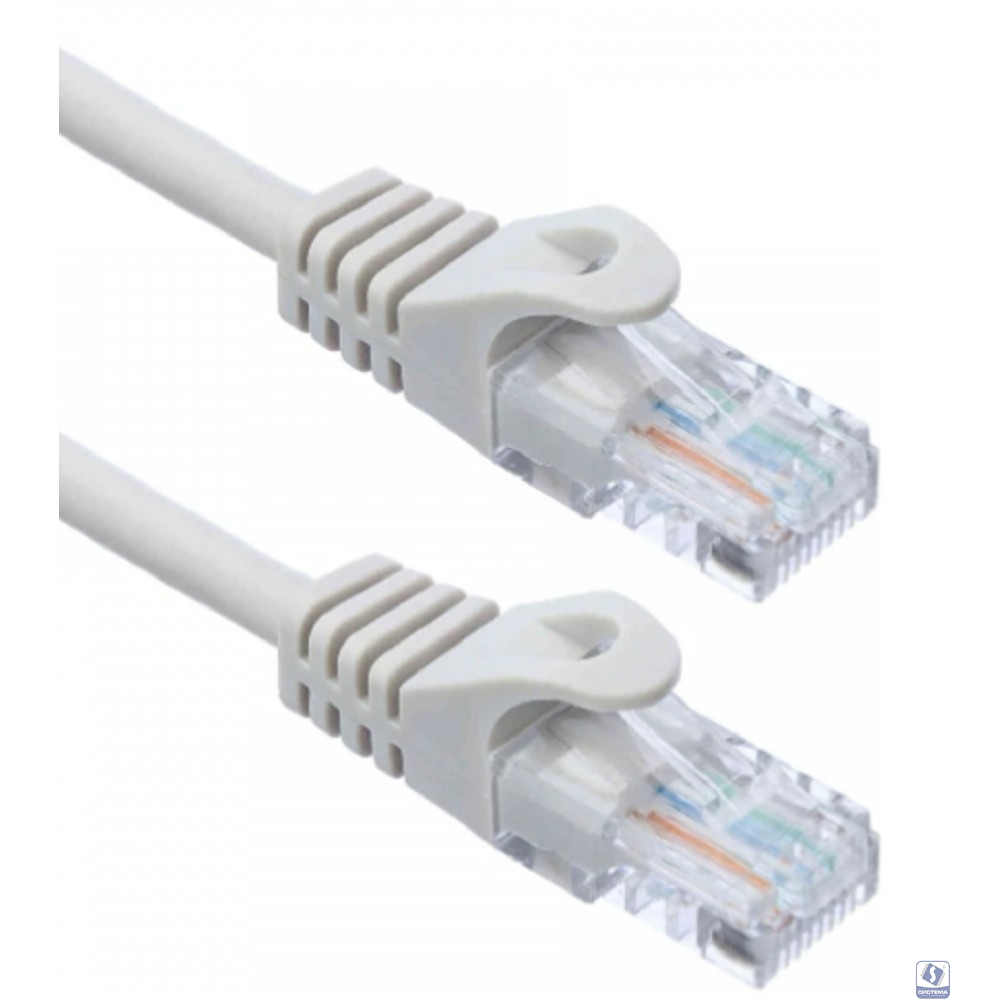 Кабель ACD Патч-корд ACD-LPU5E-50A |ACD-LPU5E-50A| Cat5e UTP 24AWG 4Pair, 7/0.18мм CCA Серый, 5.0м, (741609) 
