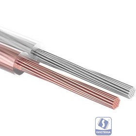 Rexant 01-6304 Кабель акустический, 2х0.75 мм2, прозрачный SILICON, 100 м.  