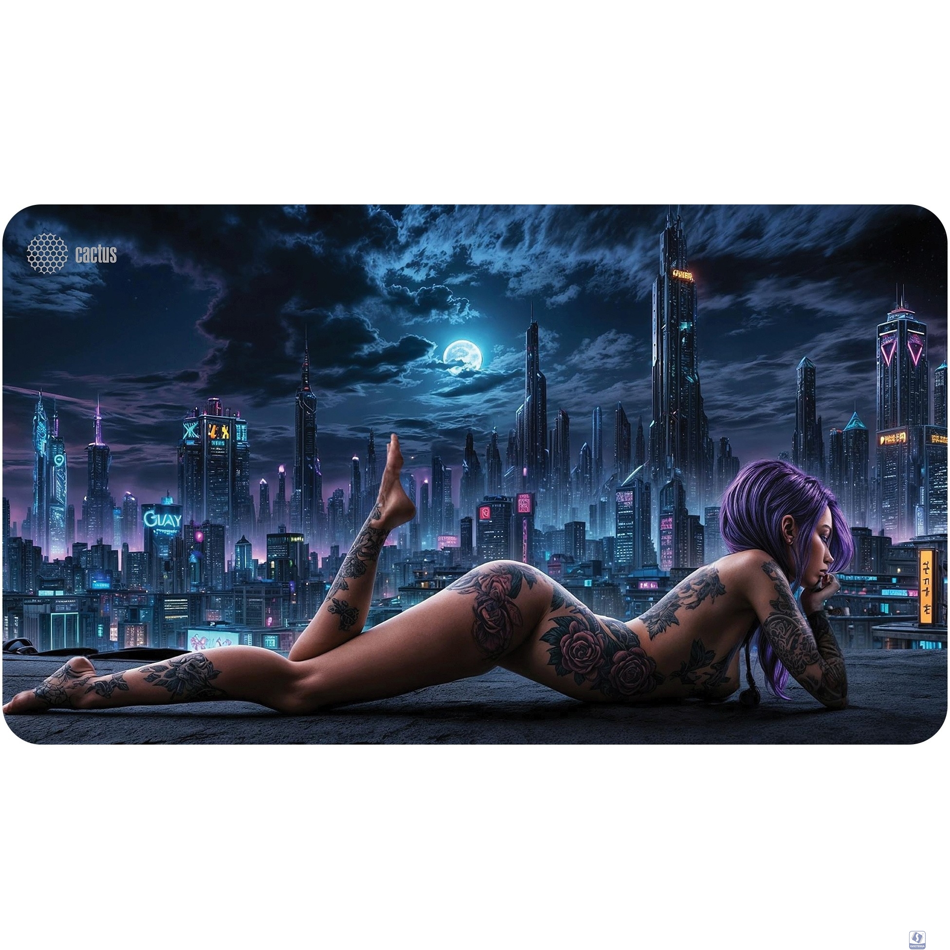 Повреждение упаковки Коврик для мыши Cactus Erotic gir (CS-MP-PRO03XLL)