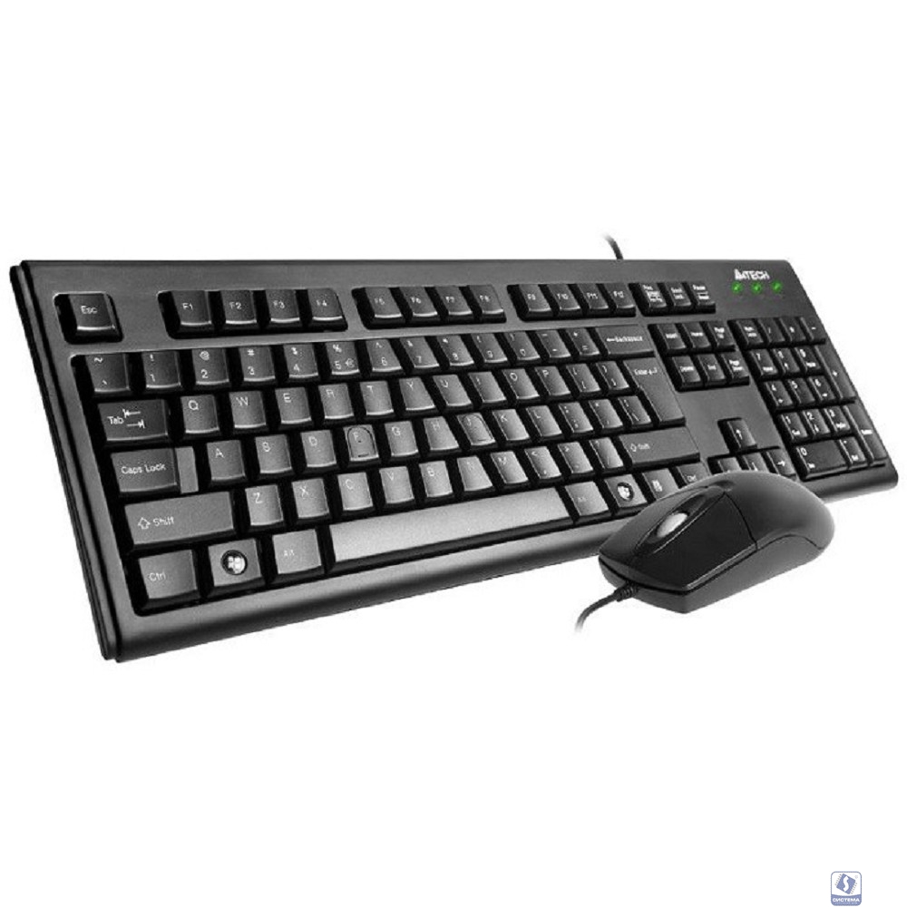 A-4TECH Клавиатура + мышь KRS-8372 клав:черный мышь:черный USB [477618]
