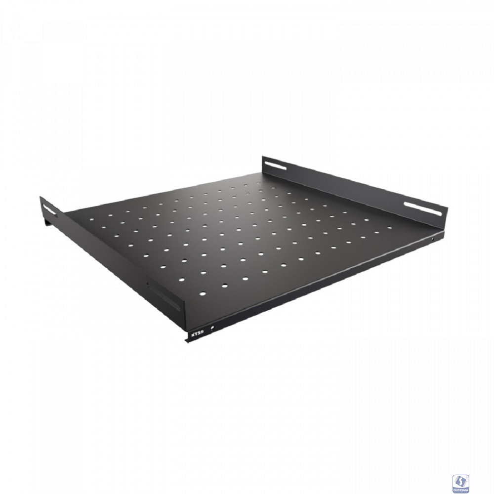 NTSS Полка стационарная NTSS 470х350мм, для напольных шкафов глубиной 600мм, нагрузка до 100кг, черный RAL 9005 NTSS-FS-H-600-BL