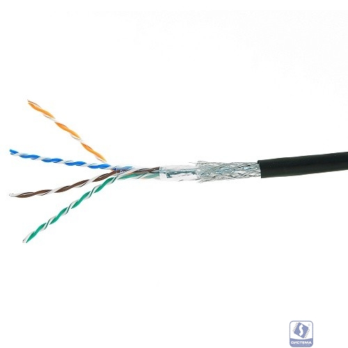 Cablexpert [SPC-5051E-SO-OUT] Кабель SFTP5e, 4 пары, 0.51 мм, медь, однож., экран, оплётка, 305 м, outdoor, Fluke Test