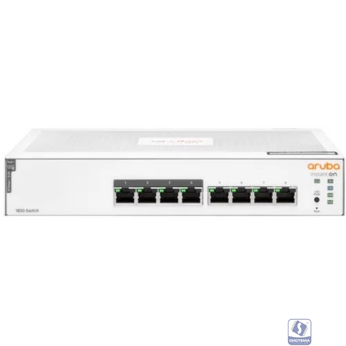 HPE JL811A Коммутатор Aruba Instant On 1830 8GWeb-managed 4p Class4 PoE 65W fanless Switch