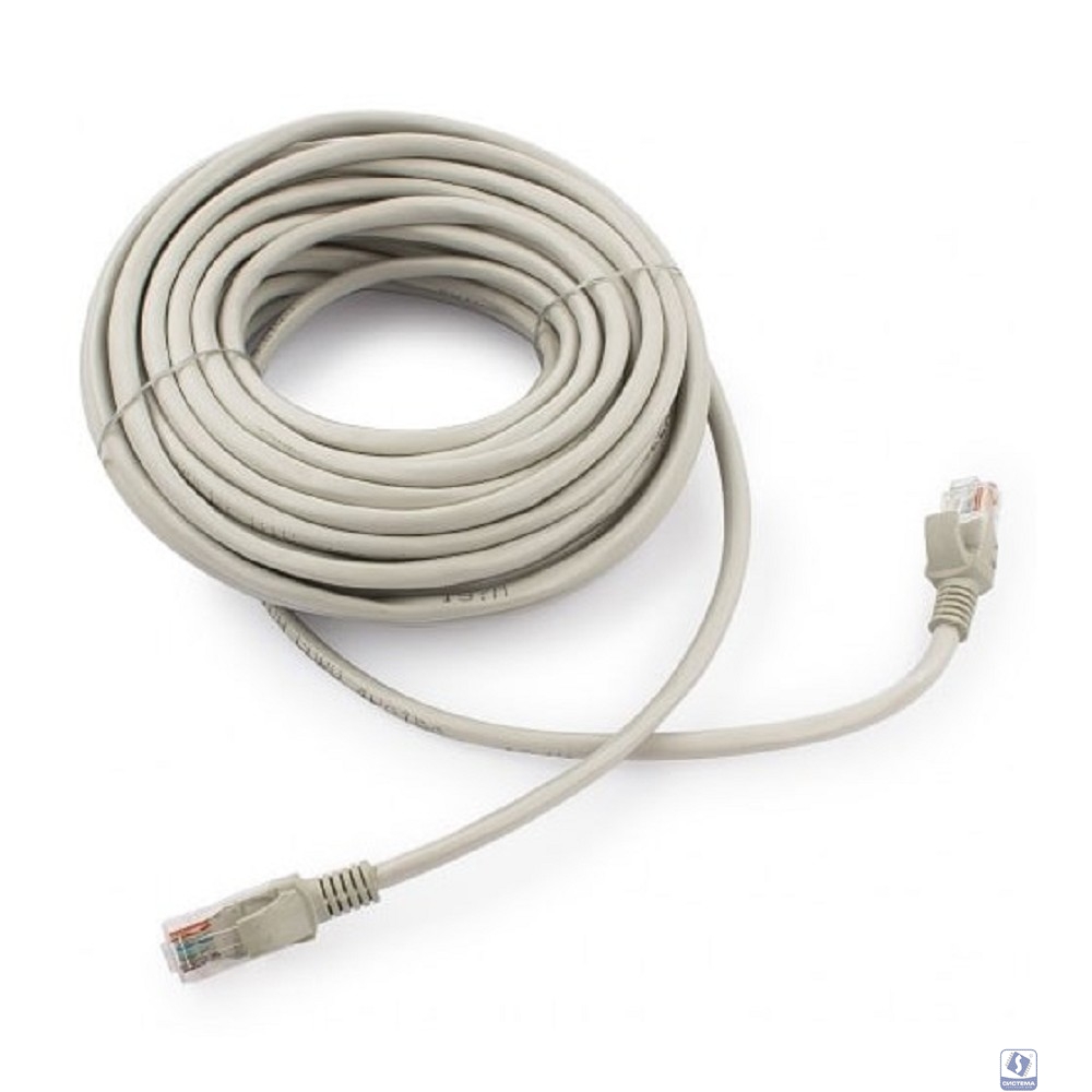 Cablexpert Патч-корд UTP PP12-15M кат.5e, 15м, литой, многожильный (серый)