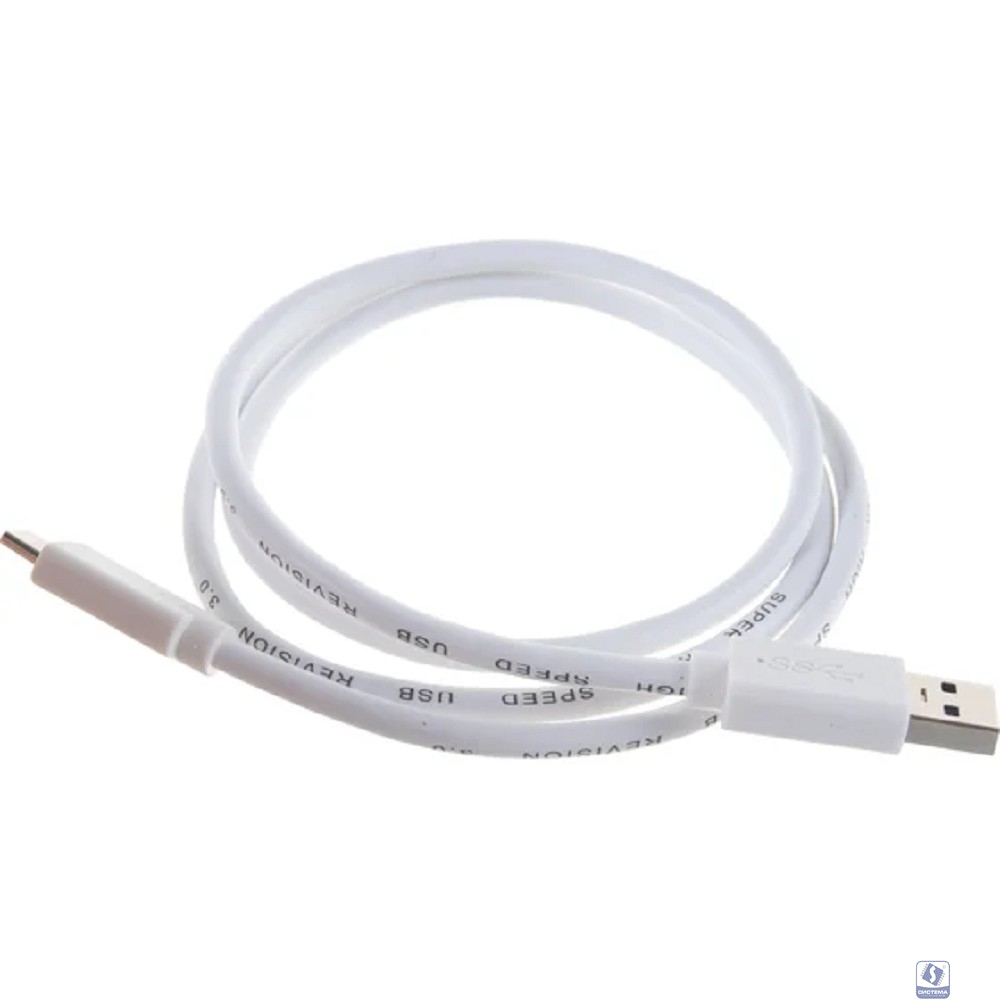 Bion Кабель USB 3.0 - USB Type-C (AM/CM), 5 Гбит/с, 3А (36W) 1 м, белый [BXP-CCP-USB3-AMCM-1M-W]