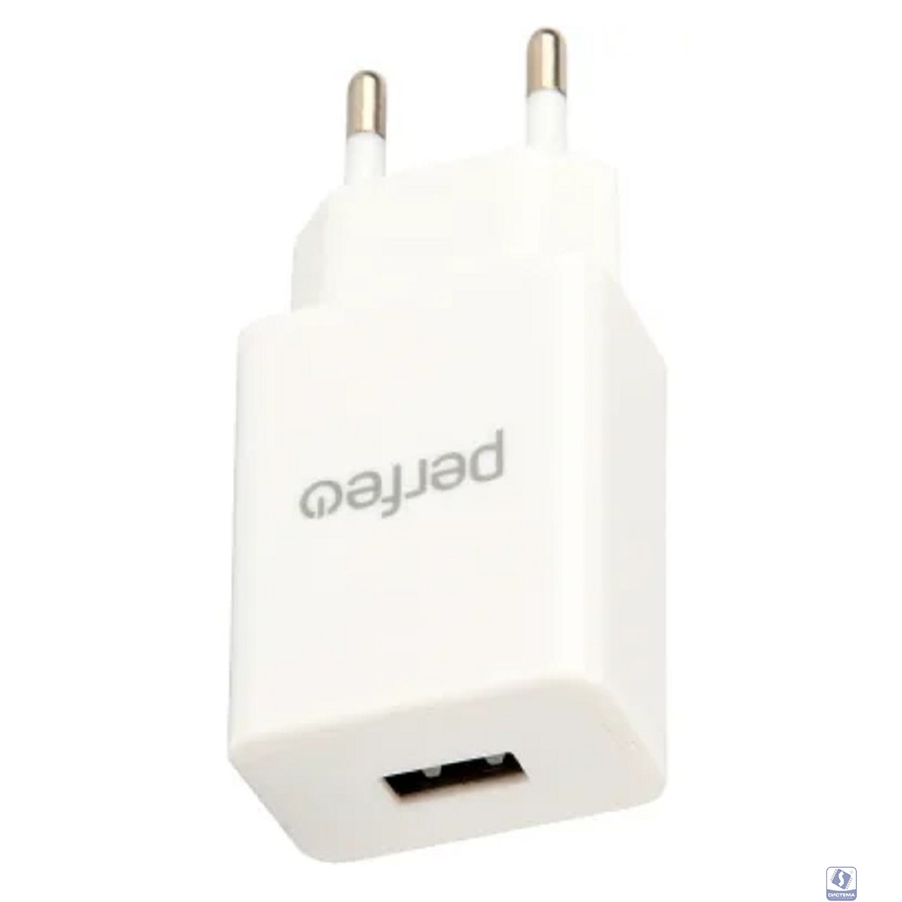 PERFEO Сетевое зарядное устройство с разъемом USB, 1А, белый (I4665)