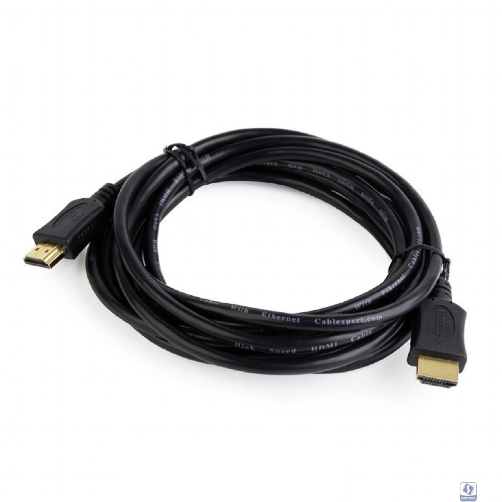 Bion Кабель HDMI v1.4, 19M/19M, 3D, 4K UHD, Ethernet, CCS, позолоченные контакты, 10 м, черный [BXP-CC-HDMI4L-100]