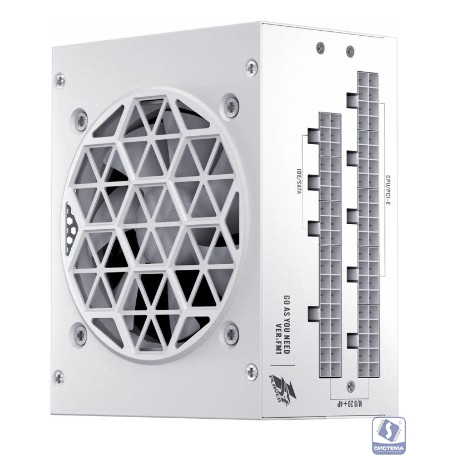 1STPLAYER SFX 750W PLATINUM White / SFX, APFC, 80 PLUS Platinum, LLC+DC-DC, 80mm fan, full modular / PS-750SFX-WH