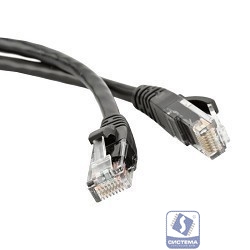 Hyperline PC-LPM-UTP-RJ45-RJ45-C6-3M-LSZH-BK Патч-корд U/UTP, Cat.6, LSZH, 3 м, черный