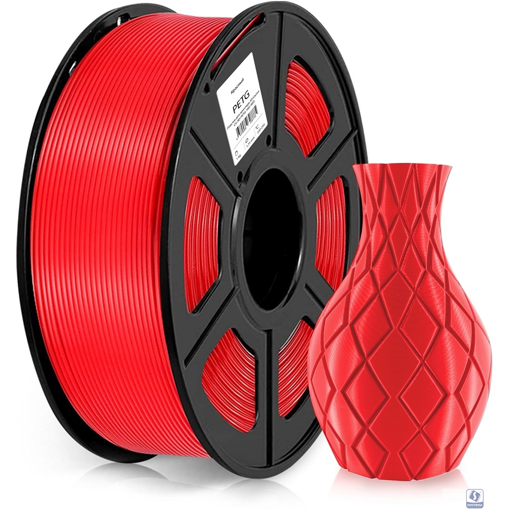 Пластик для принтера 3D Cactus CS-3D-PETG-1KG-RED PETG d1.75мм 1кг 1цв.