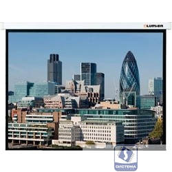 LUMIEN Master Control LMC-100115 162x280 см, без черной каймы/202x280 см с учетом черной каймы, 16:9,  Matte White FiberGlass 