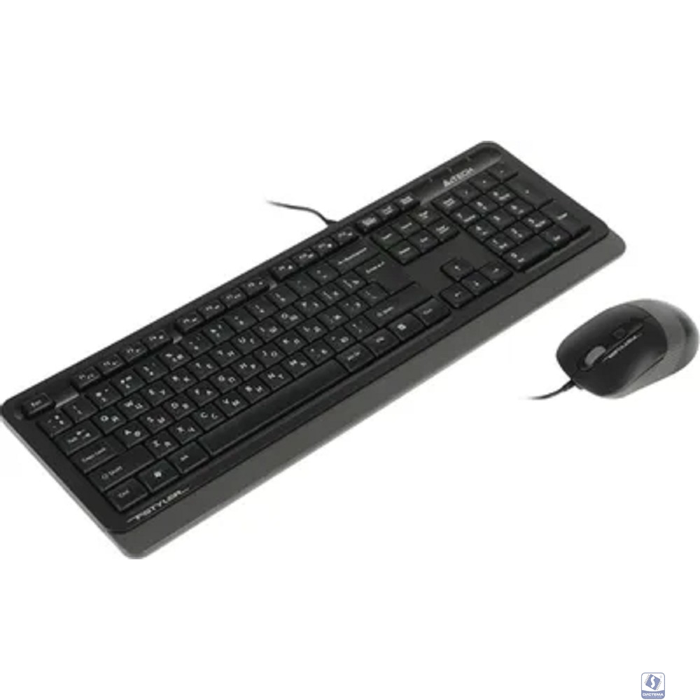 Клавиатура + мышь A4Tech Fstyler F1010 клав:черный/серый мышь:черный/серый USB Multimedia [1147539]