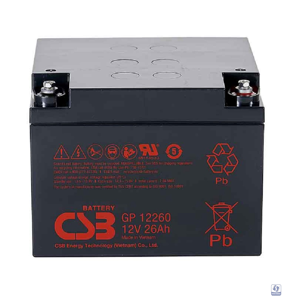 CSB Батарея GP12260 (I) (12V/26Ah)