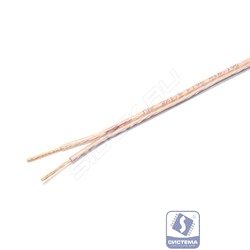 Акустический кабель Cablexpert CC-TC2x1,5-50M, прозрачный,  50 м, на катушке