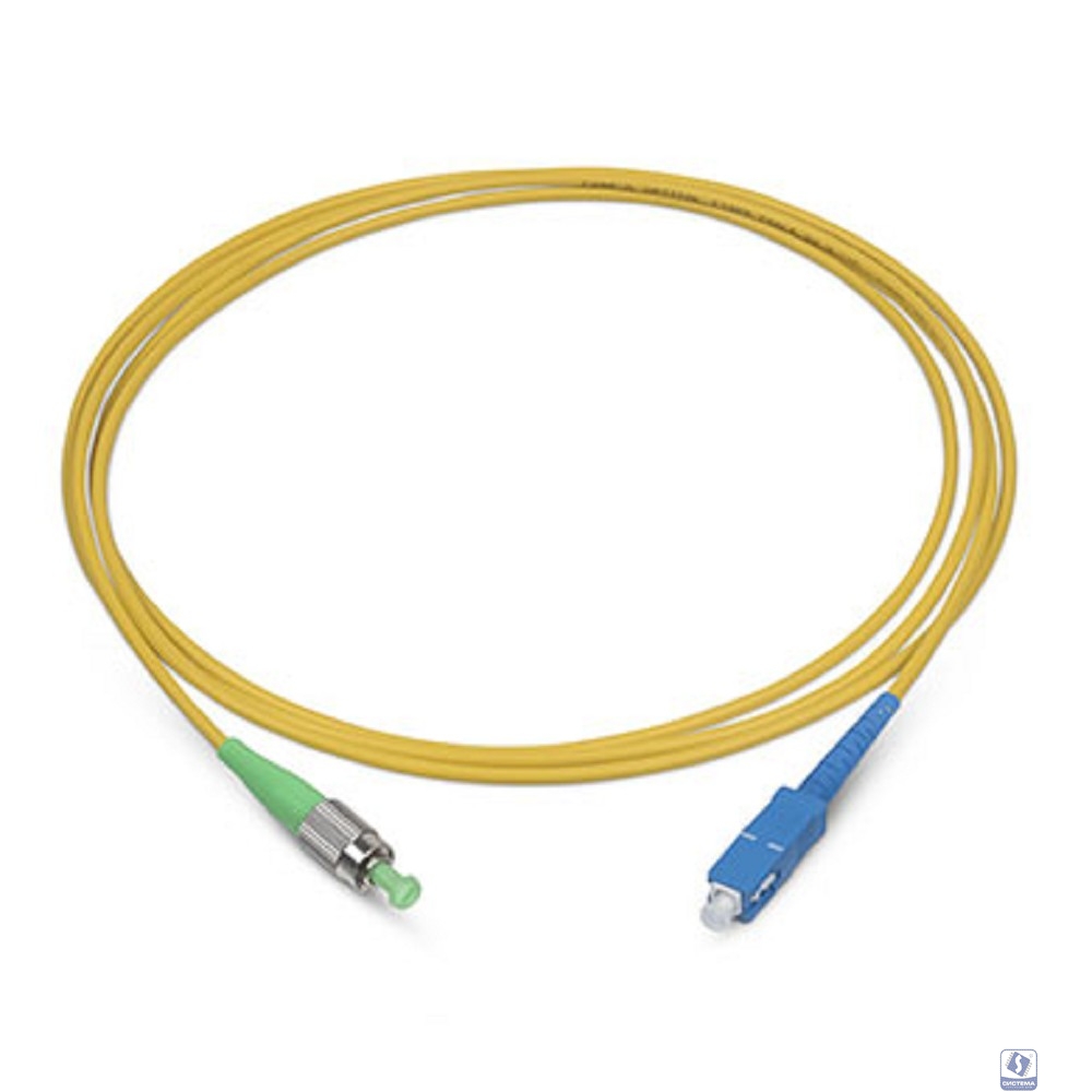Cabeus FOP(s)-9-FC/APC-SC/UPC-1,5m Шнур оптический simplex FC/APC-SC/UPC 9/125 sm 1,5м LSZH