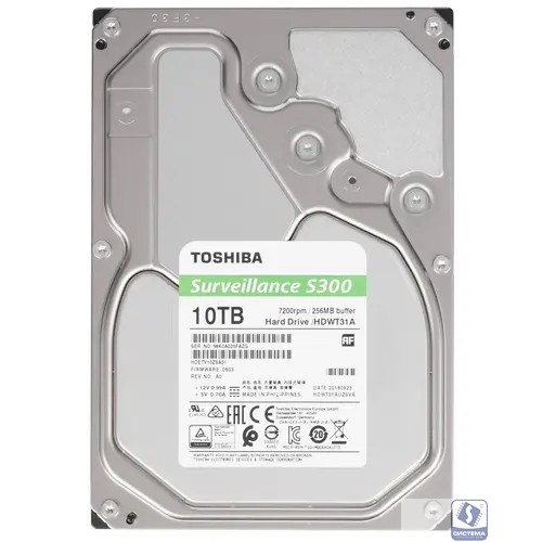 10TB Toshiba Surveillance S300 (HDWT31AUZSVA) 