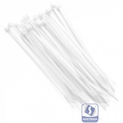 REXANT (07-0400-25) Хомут nylon 5.0 х 400 мм 25 шт белый