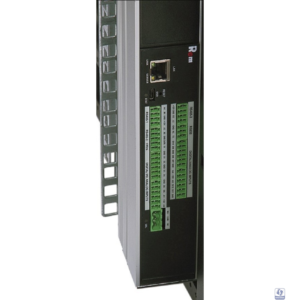 REM Верт блок розеток Rem-2MC,LINUX,мониторинг,управление, 1~32А,авт,8x2S,1420мм,колодка R-2MC3-32-8x2S-A-1420-K