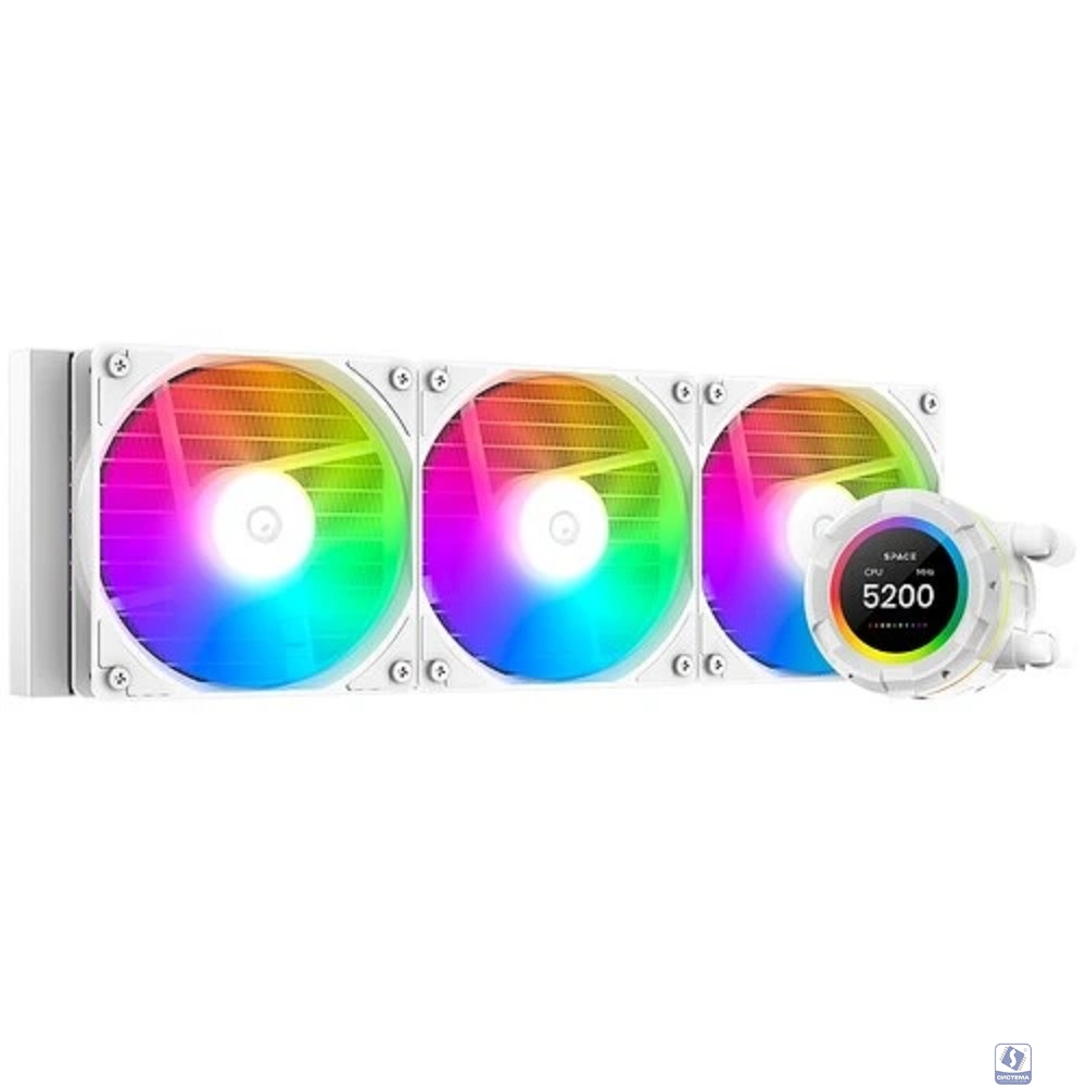 Кулер с водяным охлаждением ID-Cooling SL360 XE White 1150/1155/1151/1200/1700/2011/2066, AM4/AM5