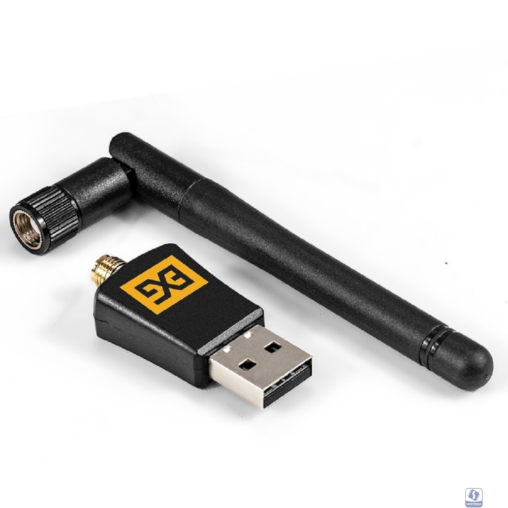 Exegate EX299657RUS Сетевой адаптер Wi-Fi 5 двухдиапазонный ExeGate EX-W5-T2U Plus-AC650 (Wi-Fi AC (a/b/g/n/ac), чипсет Realtek8811, 2.4 ГГц до 200 Мбит/с + 5 ГГц до 433 Мбит/с, внешняя съемная 2dBi а