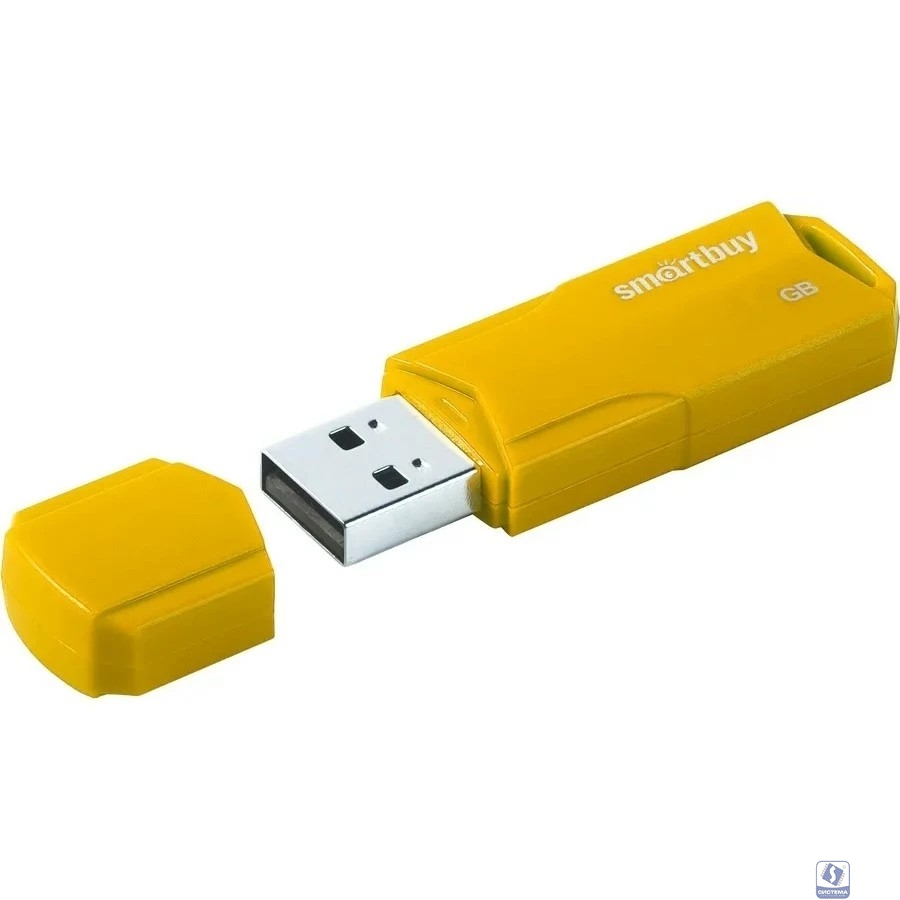 Smartbuy USB Drive 4GB CLUE Yellow (SB4GBCLU-Y) 
