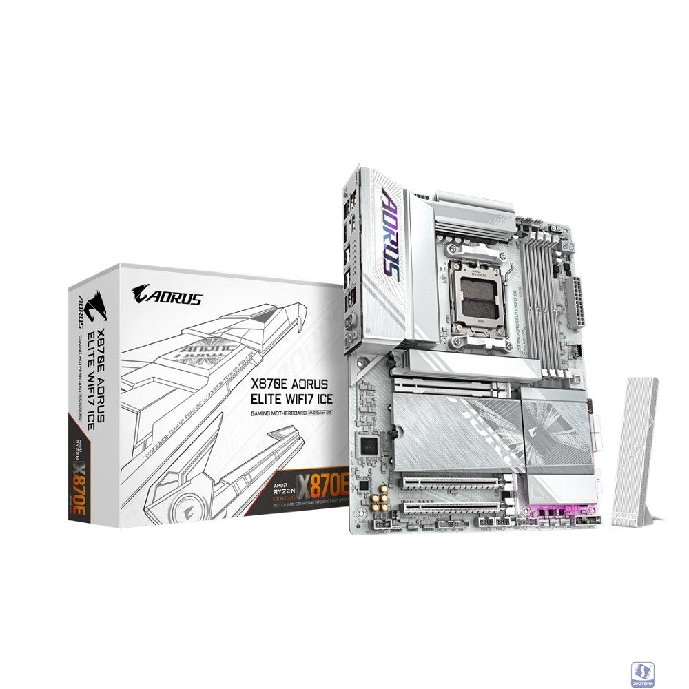 Материнская плата Gigabyte X870E AORUS ELITE WIFI7 ICE, RTL