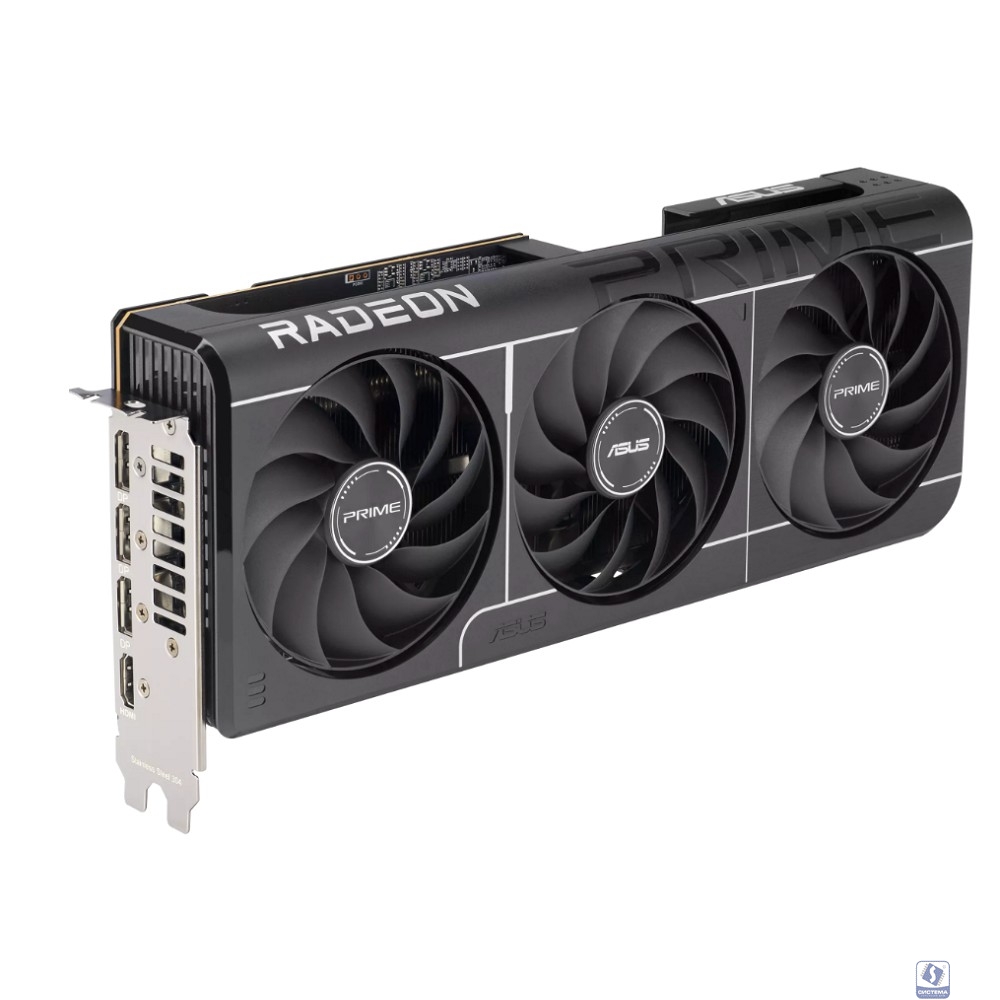 Видеокарта ASUS AMD Radeon RX9070 16Gb DDR6 256 bit 3*DP/HDMI 3*FAN (PRIME-RX9070-O16G-EVO) RTL