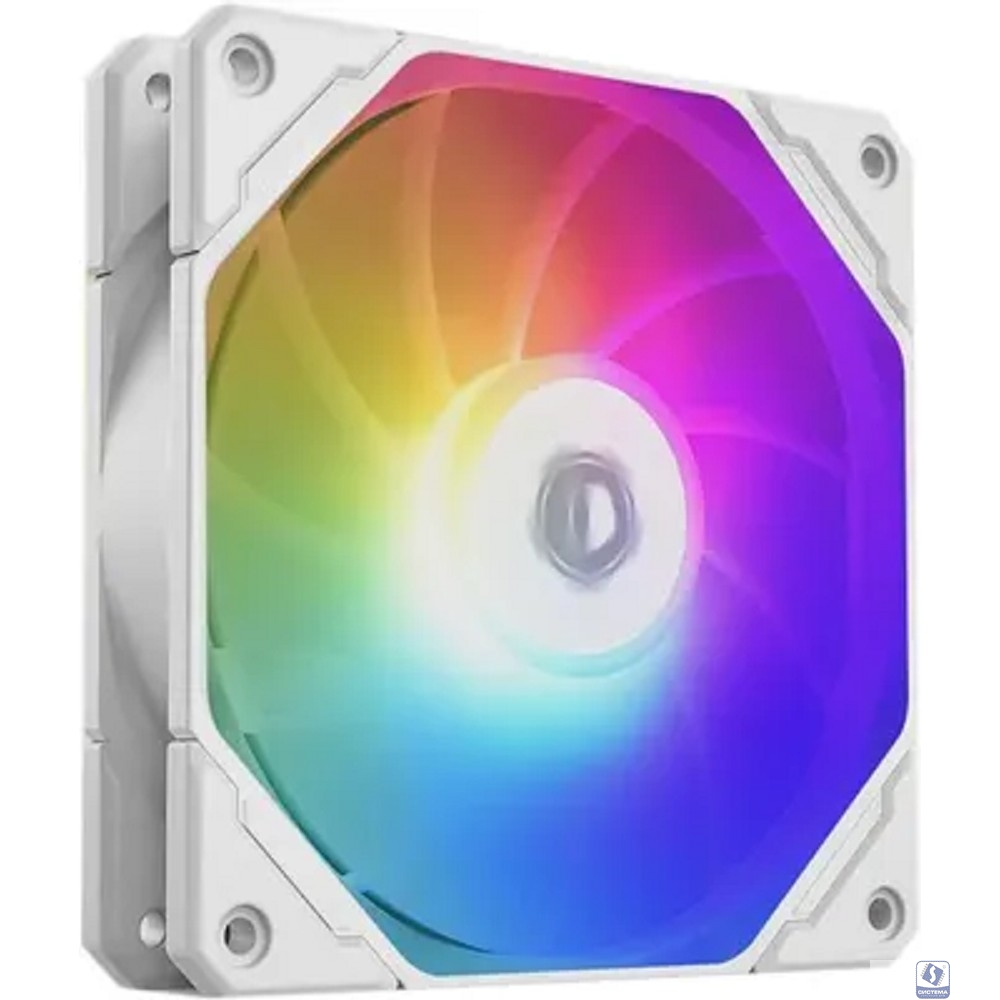 Case fan ID-Cooling TF-12025-PRO-ARGB WHITE 120мм ( PWM, резиновые углы, белый, ARGB, 500-1800об/мин)  BOX