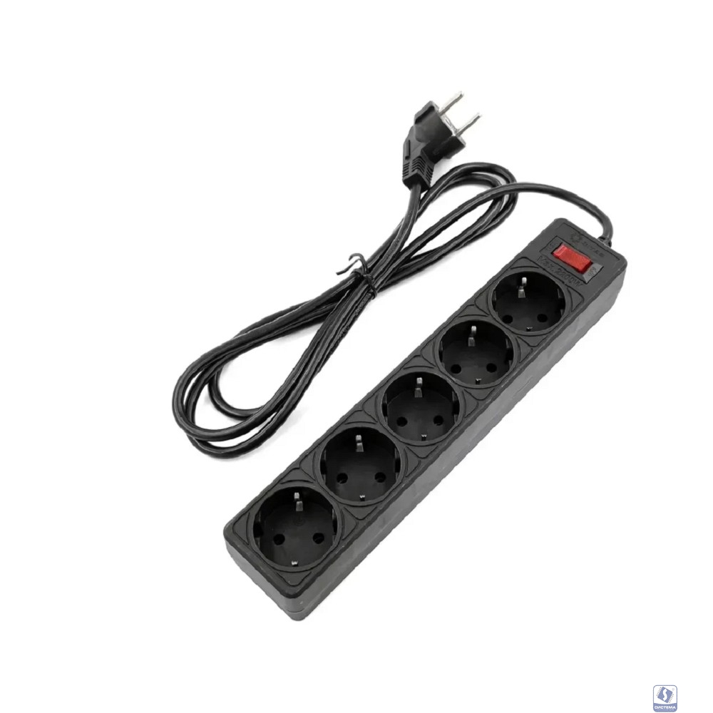 5bites Сетевой фильтр GARDA SP5B-510 5S / 3*0.75MM2 / 1M / BLACK