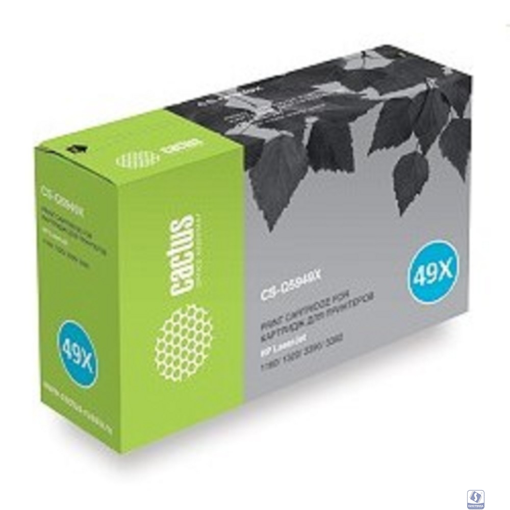 CACTUS CS-Q5949X Картридж  для LJ 1320/3390/3392 (6000 стр.)
