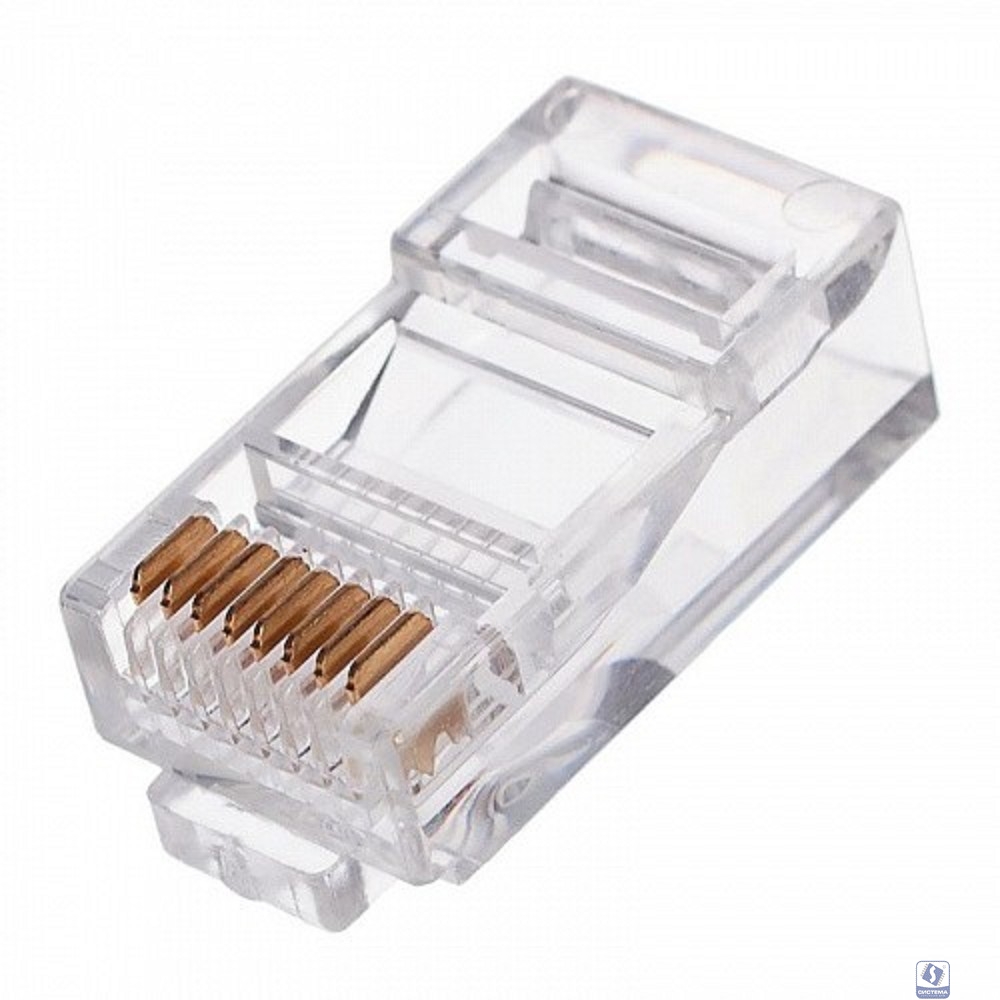 Cablexpert Вилка RJ-45 (8P8C) универсальная. кат.5e. со сквозным отверстием  (100 шт.) (LC-PTU-01/100)