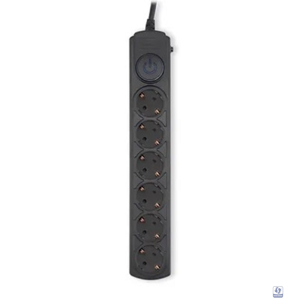 Ippon Сетевой фильтр BK-6-EU-3-16-B, 3м, черный