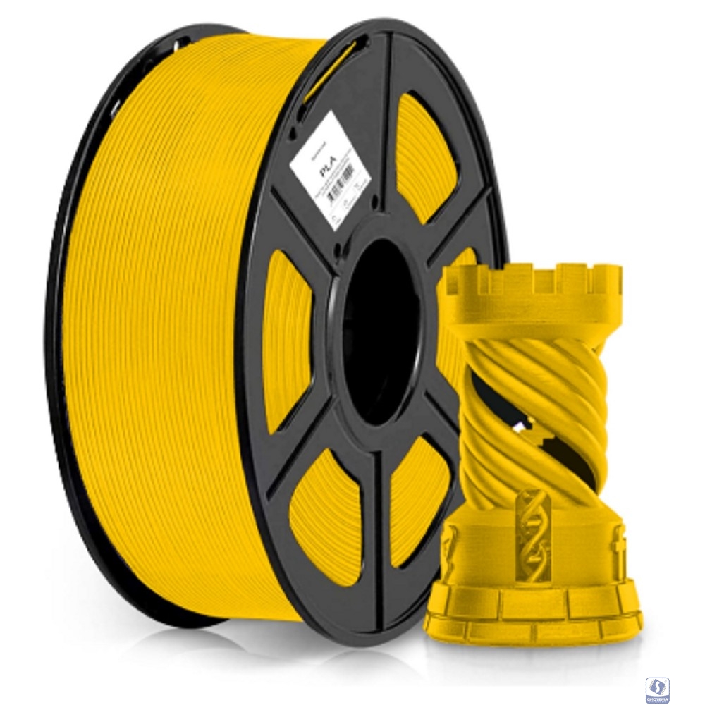 Пластик для принтера 3D Cactus CS-3D-PLA-1KG-GOLDEN PLA d1.75мм 1кг L326м 1цв.