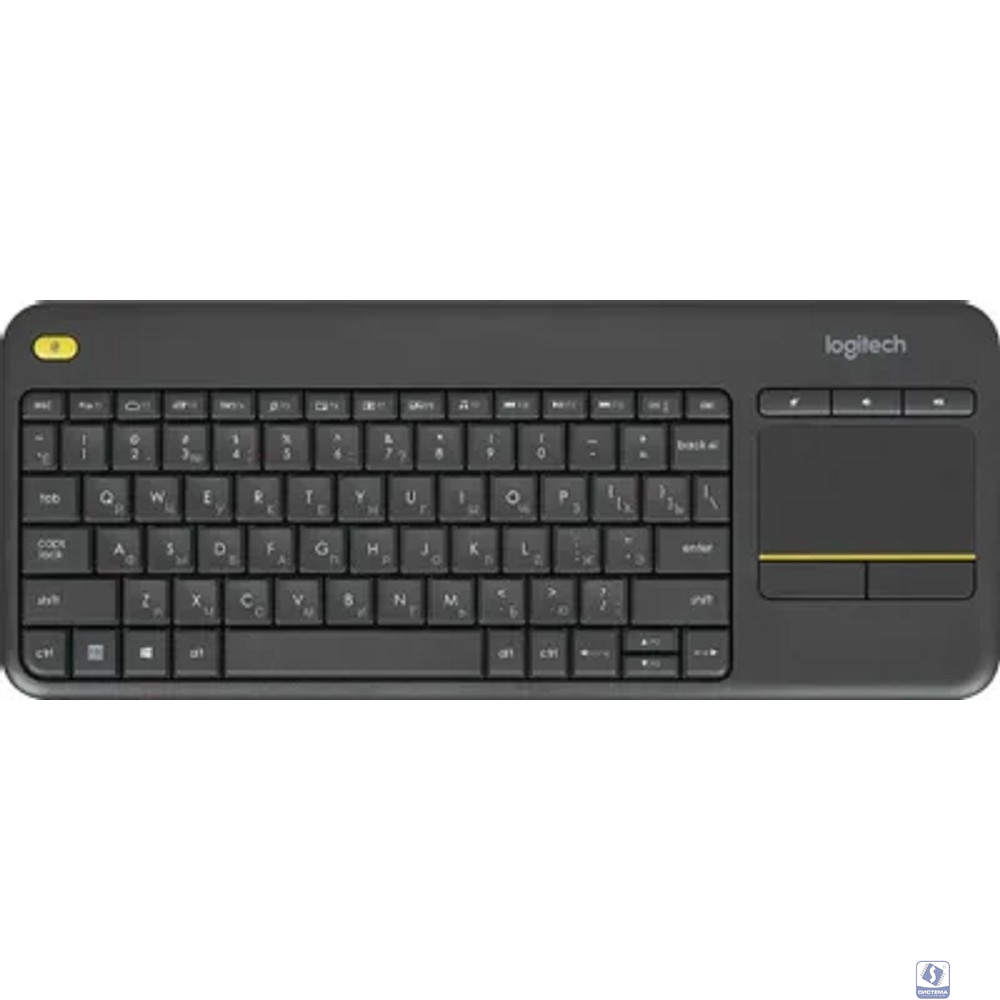 920-007173 Logitech Клавиатура K400 Wireless Touch Plus Keyboard RU/LAT