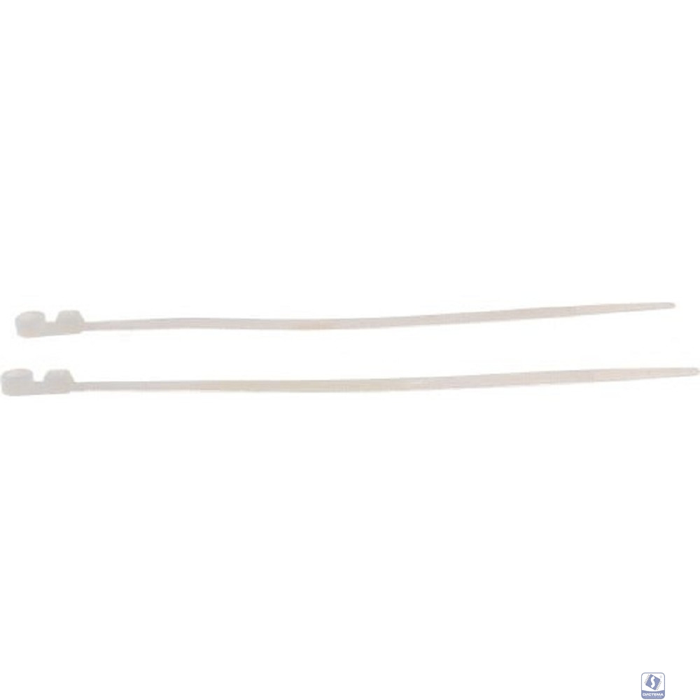 Gembird NYTH-200x4.8 Стяжки пластиковые с монтажным отверстием 200 мм х 4,8 мм (100 шт.)