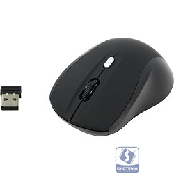 Oklick 415MW black optical (1600dpi) cordless USB (4but) [351684]